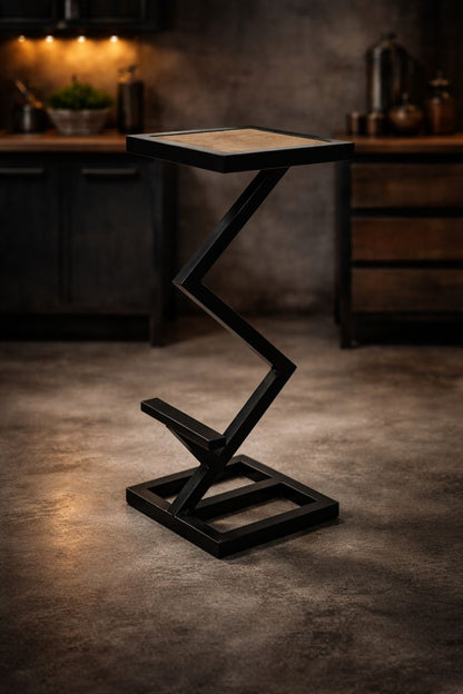 Sgabello da bar / cucina in metallo modello Zeus