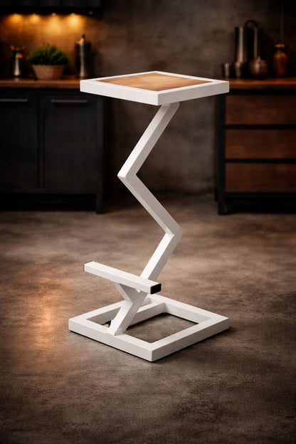 Sgabello da bar / cucina in metallo modello Zeus