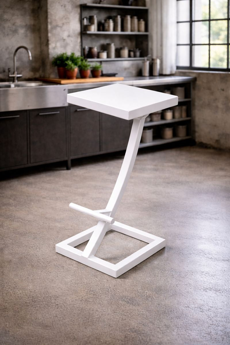 Sgabello da bar / cucina in metallo stile industrial