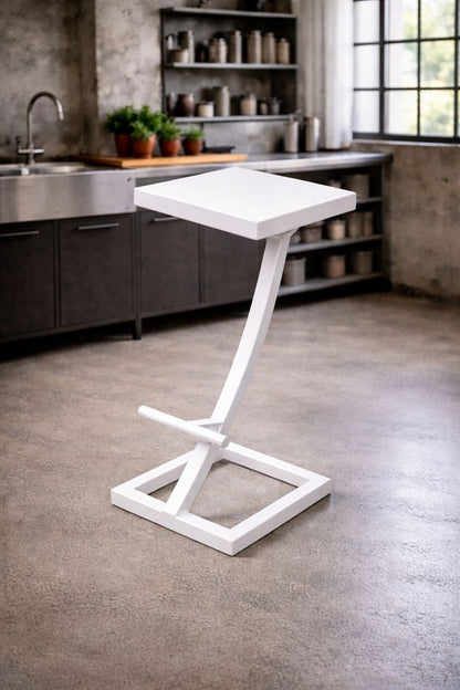 Sgabello da bar / cucina in metallo stile industrial