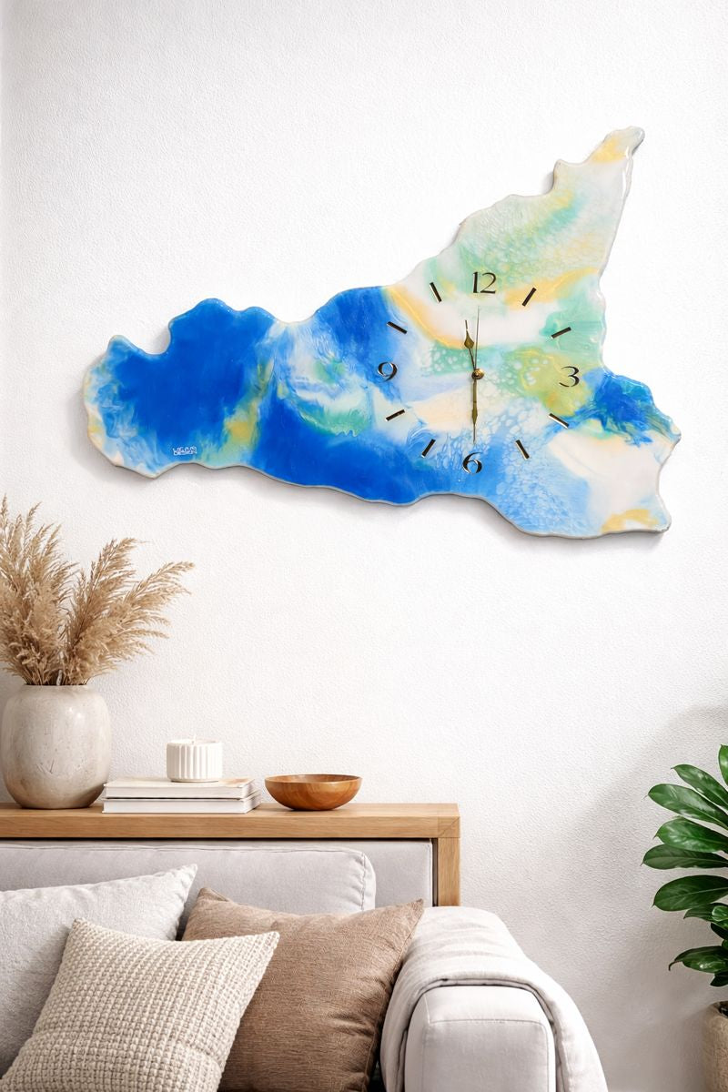 Orologio da parete in resina Sicilia